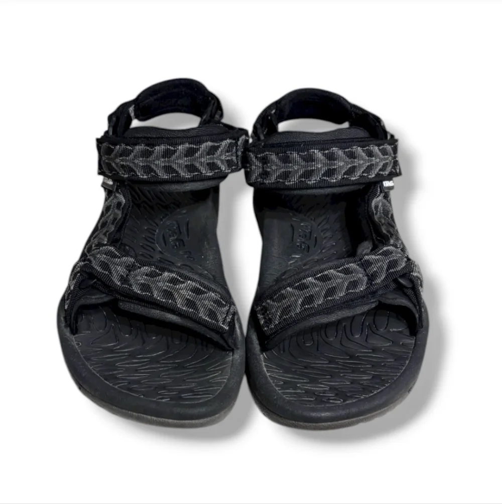 TEVA Black & Grey Web Strap Hiking Sandals